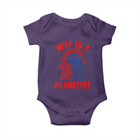 WTF is A Kilometer Baby Onesie Patriotic Eagle 4th of July USA American Flag