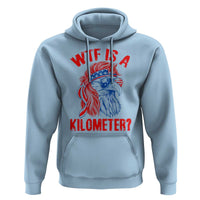 WTF is A Kilometer Hoodie Patriotic Eagle 4th of July USA American Flag