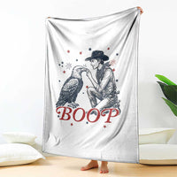Boop Eagle Throw Blanket Western Cowboy Patriotic 4th of July