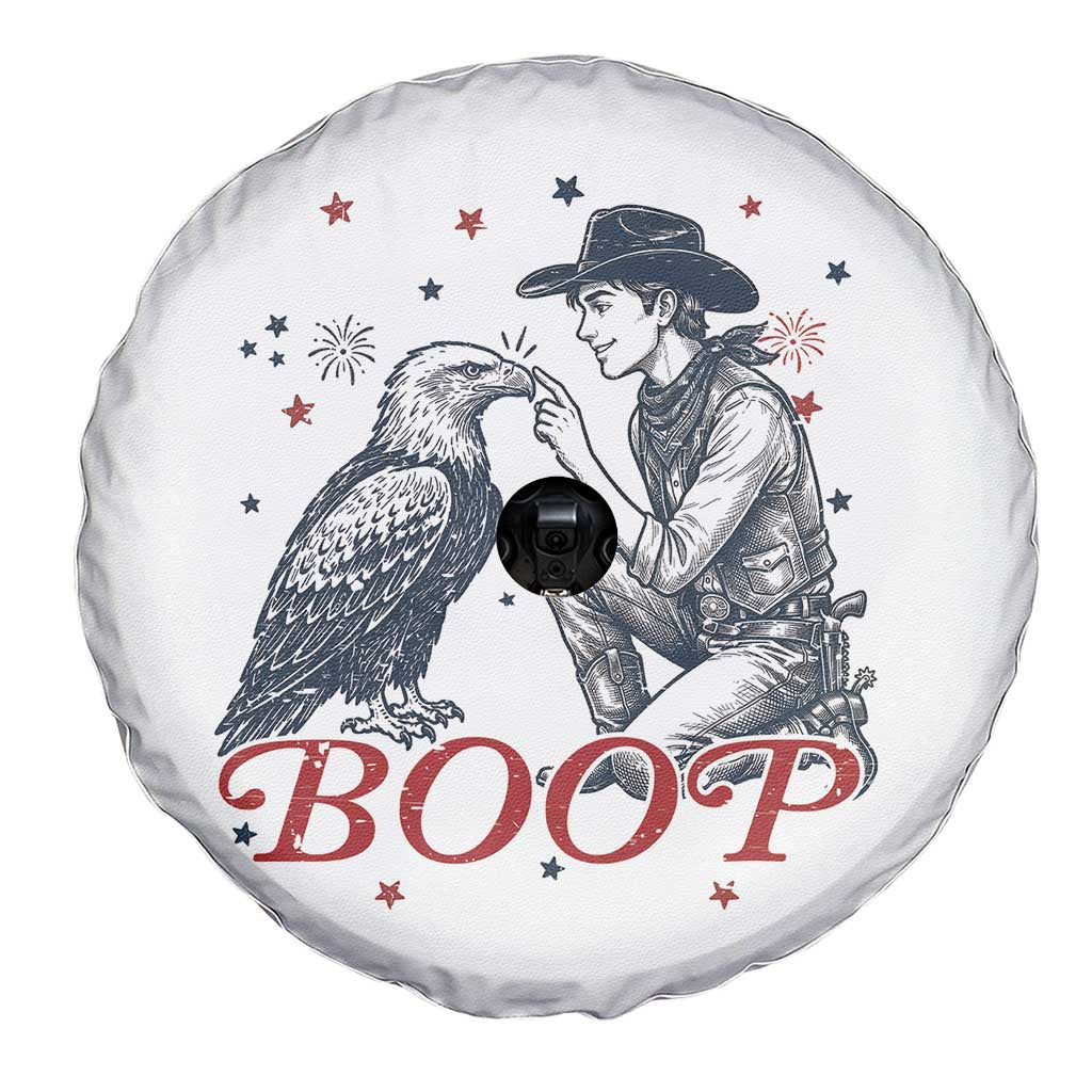Boop Eagle Spare Tire Cover Western Cowboy Patriotic 4th of July