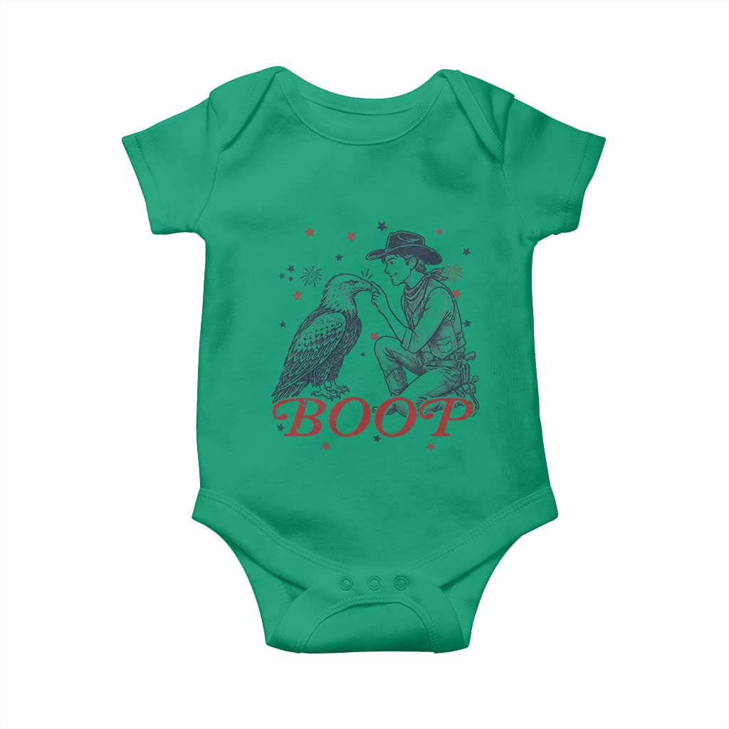 Boop Eagle Baby Onesie Western Cowboy Patriotic 4th of July