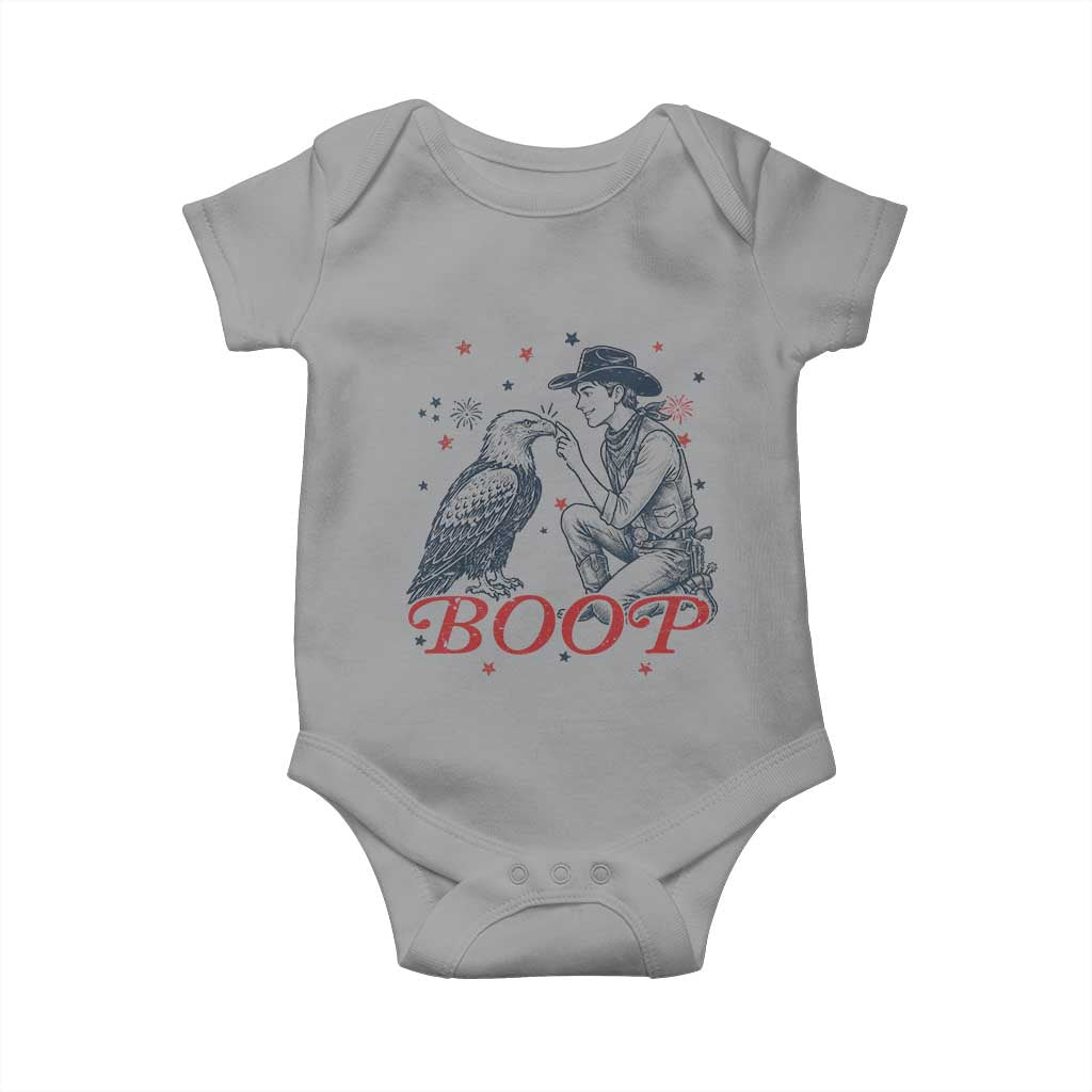Boop Eagle Baby Onesie Western Cowboy Patriotic 4th of July