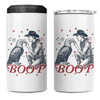 Boop Eagle 4 in 1 Can Cooler Tumbler Western Cowboy Patriotic 4th of July