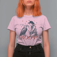 Boop Eagle T Shirt For Women Western Cowboy Patriotic 4th of July