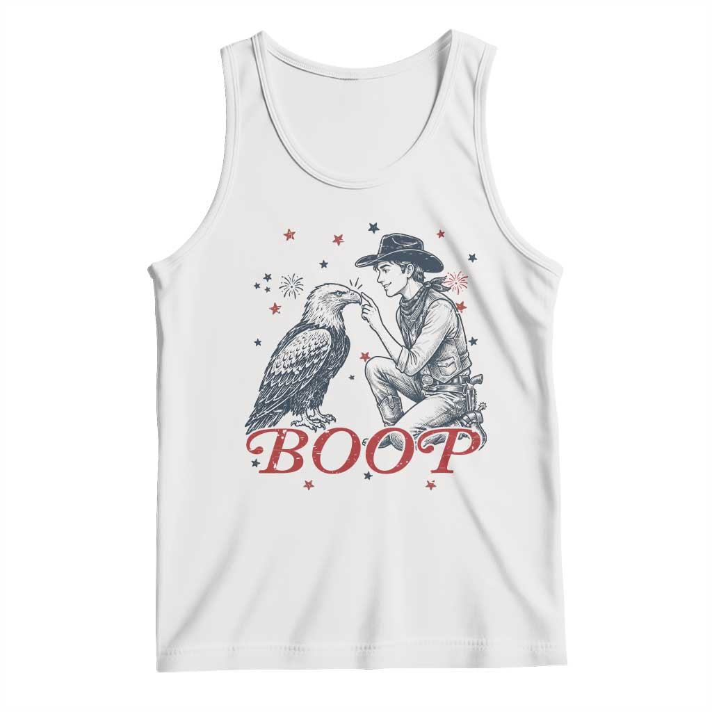 Boop Eagle Tank Top Western Cowboy Patriotic 4th of July