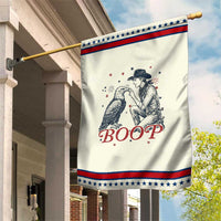 Boop Eagle Patriotic Garden Flag Western Cowboy 4th of July