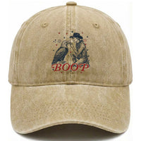 Boop Eagle Washed Cotton Baseball Cap Western Cowboy Patriotic 4th of July