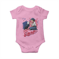 Boop Eagle Baby Onesie Western Cowgirl Patriotic USA American 4th of July