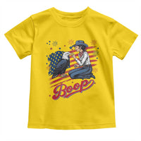 Boop Eagle Toddler T Shirt Western Cowgirl Patriotic USA American 4th of July
