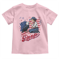 Boop Eagle Toddler T Shirt Western Cowgirl Patriotic USA American 4th of July