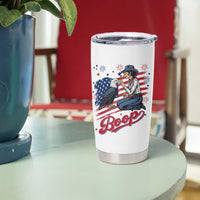 Boop Eagle Tumbler Cup Western Cowgirl Patriotic USA American 4th of July