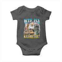 WTF is A Kilometer Baby Onesie Funny USA Patriotic Bootleg Meme