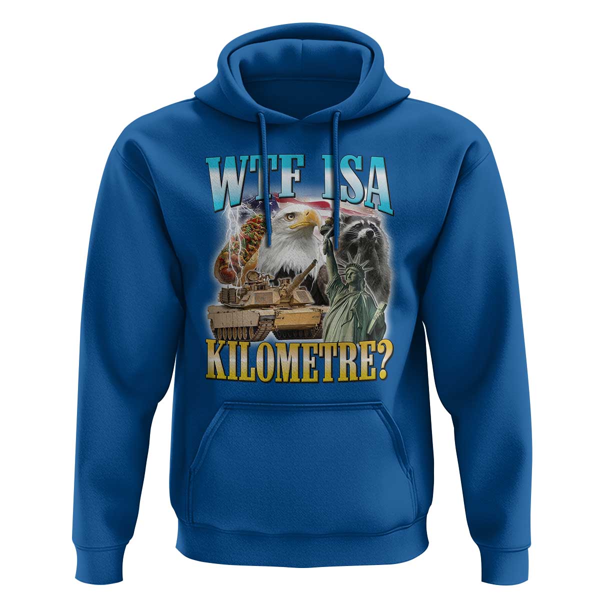 WTF is A Kilometer Hoodie Funny USA Patriotic Bootleg Meme