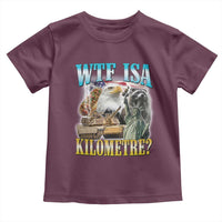 WTF is A Kilometer Toddler T Shirt Funny USA Patriotic Bootleg Meme