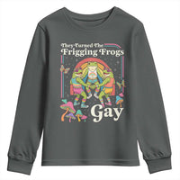 They Turned The Frigging Frogs Gay Youth Sweatshirt Funny LGBTQ Pride Month