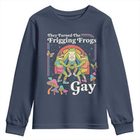They Turned The Frigging Frogs Gay Youth Sweatshirt Funny LGBTQ Pride Month