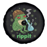 Rippit Frog Spare Tire Cover Funny 420 Stoner Weed Humor - Wonder Print Shop