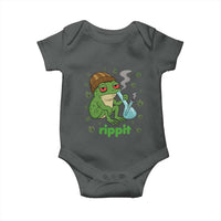 Rippit Frog Baby Onesie Funny 420 Stoner Weed Humor - Wonder Print Shop