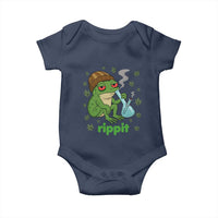 Rippit Frog Baby Onesie Funny 420 Stoner Weed Humor - Wonder Print Shop