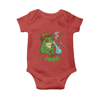 Rippit Frog Baby Onesie Funny 420 Stoner Weed Humor - Wonder Print Shop