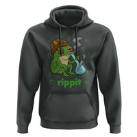 Rippit Frog Hoodie Funny 420 Stoner Weed Humor - Wonder Print Shop