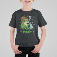 Rippit Frog T Shirt For Kid Funny 420 Stoner Weed Humor - Wonder Print Shop