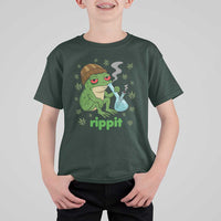 Rippit Frog T Shirt For Kid Funny 420 Stoner Weed Humor - Wonder Print Shop