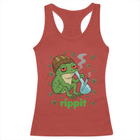 Rippit Frog Racerback Tank Top Funny 420 Stoner Weed Humor - Wonder Print Shop