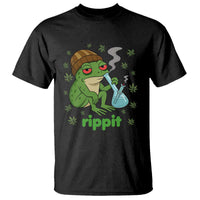 Rippit Frog T Shirt Funny 420 Stoner Weed Humor - Wonder Print Shop