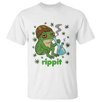 Rippit Frog T Shirt Funny 420 Stoner Weed Humor - Wonder Print Shop