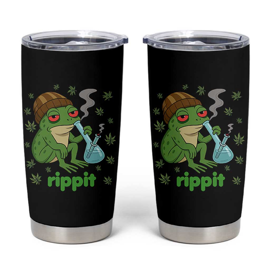 Rippit Frog Tumbler Cup Funny 420 Stoner Weed Humor - Wonder Print Shop