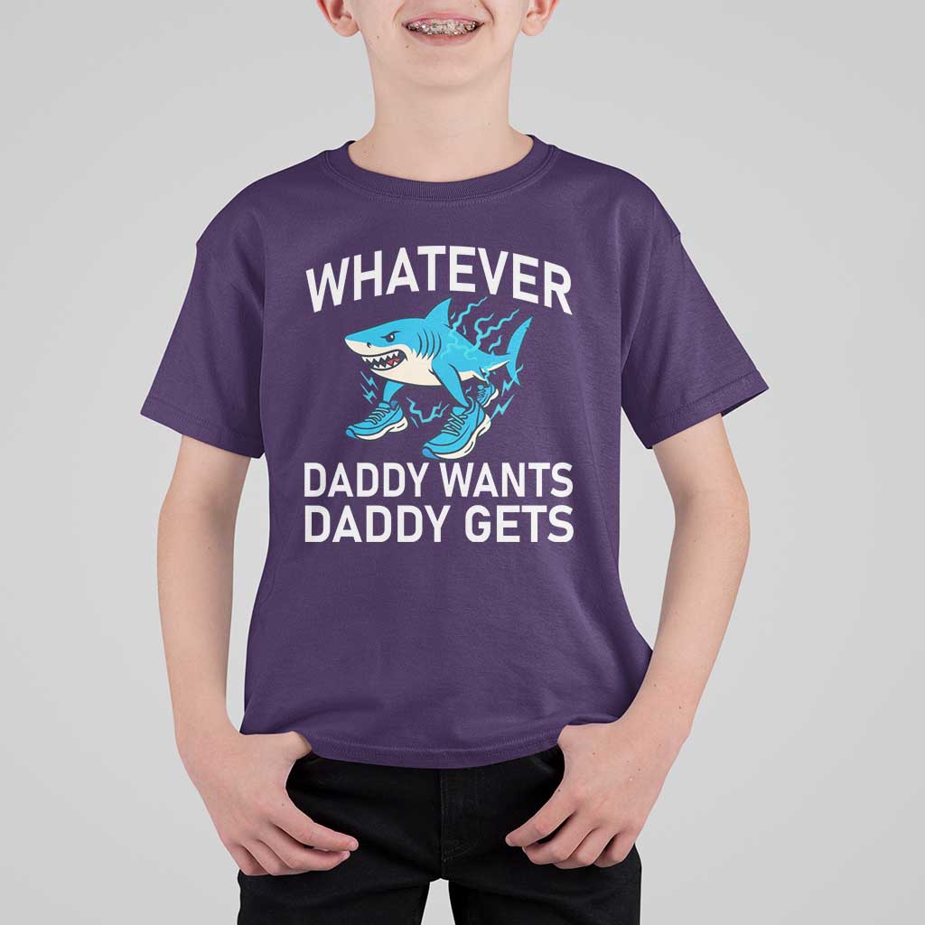 Funny Tralalero Tralala Meme T Shirt For Kid Whatever Daddy Wants Daddy Gets - Wonder Print Shop