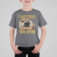 Funny Shiba Inu Dog Meme T Shirt For Kid I Got That Dog In Me - Wonder Print Shop