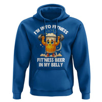 Funny Beer Lover Hoodie I Am Into Fitness Beer in My Belly - Wonder Print Shop