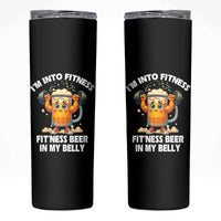Funny Beer Lover Skinny Tumbler I Am Into Fitness Beer in My Belly - Wonder Print Shop