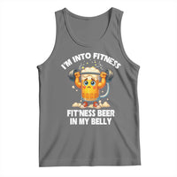 Funny Beer Lover Tank Top I Am Into Fitness Beer in My Belly - Wonder Print Shop