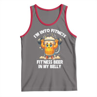 Funny Beer Lover Tank Top I Am Into Fitness Beer in My Belly - Wonder Print Shop