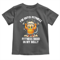 Funny Beer Lover Toddler T Shirt I Am Into Fitness Beer in My Belly - Wonder Print Shop