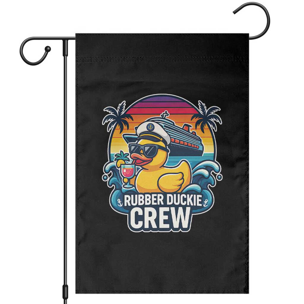 Funny Rubber Duckie Cruise Garden Flag - Wonder Print Shop