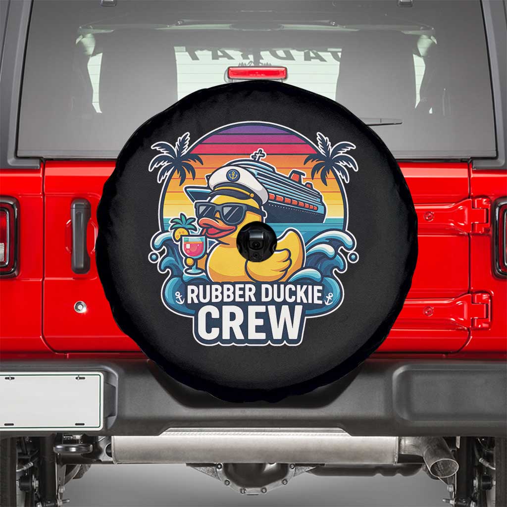 Funny Rubber Duckie Cruise Spare Tire Cover - Wonder Print Shop