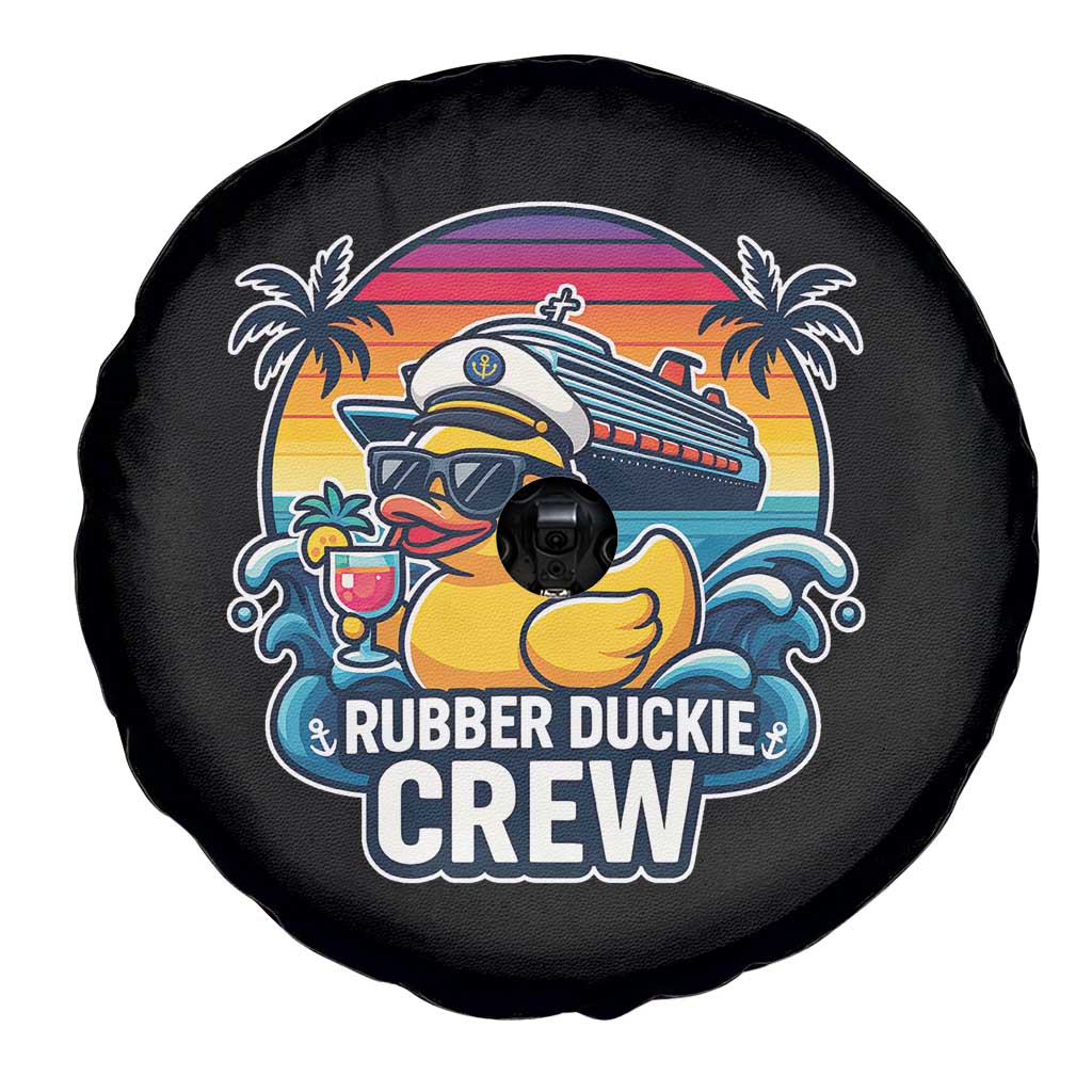 Funny Rubber Duckie Cruise Spare Tire Cover - Wonder Print Shop