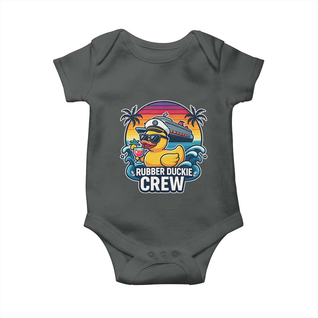 Funny Rubber Duckie Cruise Baby Onesie - Wonder Print Shop