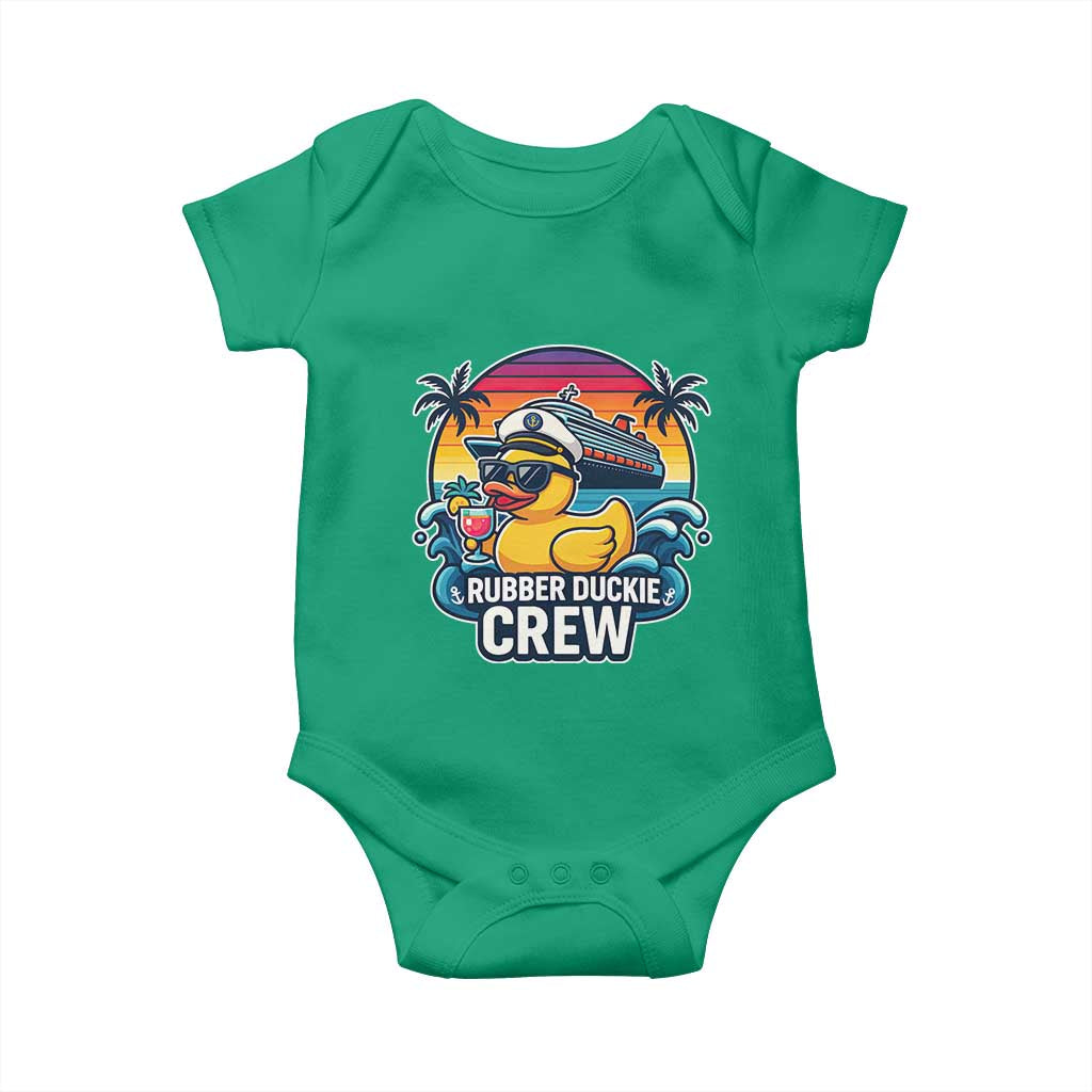 Funny Rubber Duckie Cruise Baby Onesie - Wonder Print Shop