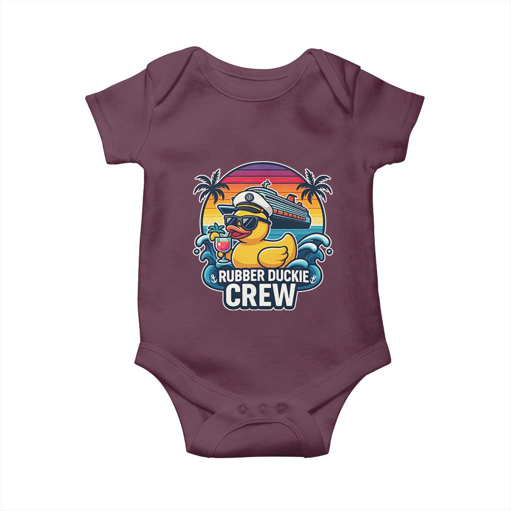 Funny Rubber Duckie Cruise Baby Onesie - Wonder Print Shop