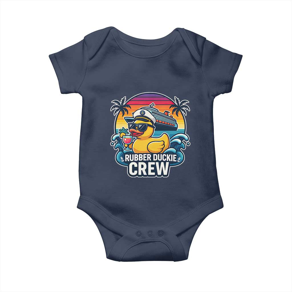 Funny Rubber Duckie Cruise Baby Onesie - Wonder Print Shop