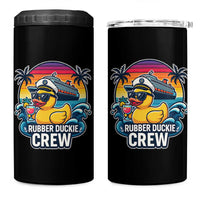 Funny Rubber Duckie Cruise 4 in 1 Can Cooler Tumbler - Wonder Print Shop