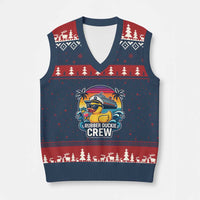 Funny Rubber Duckie Cruise V-Neck Knit Sweater Vest - Wonder Print Shop