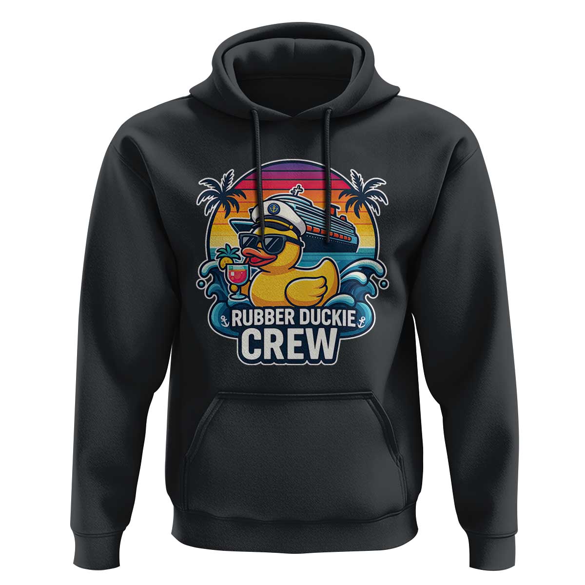 Funny Rubber Duckie Cruise Hoodie - Wonder Print Shop