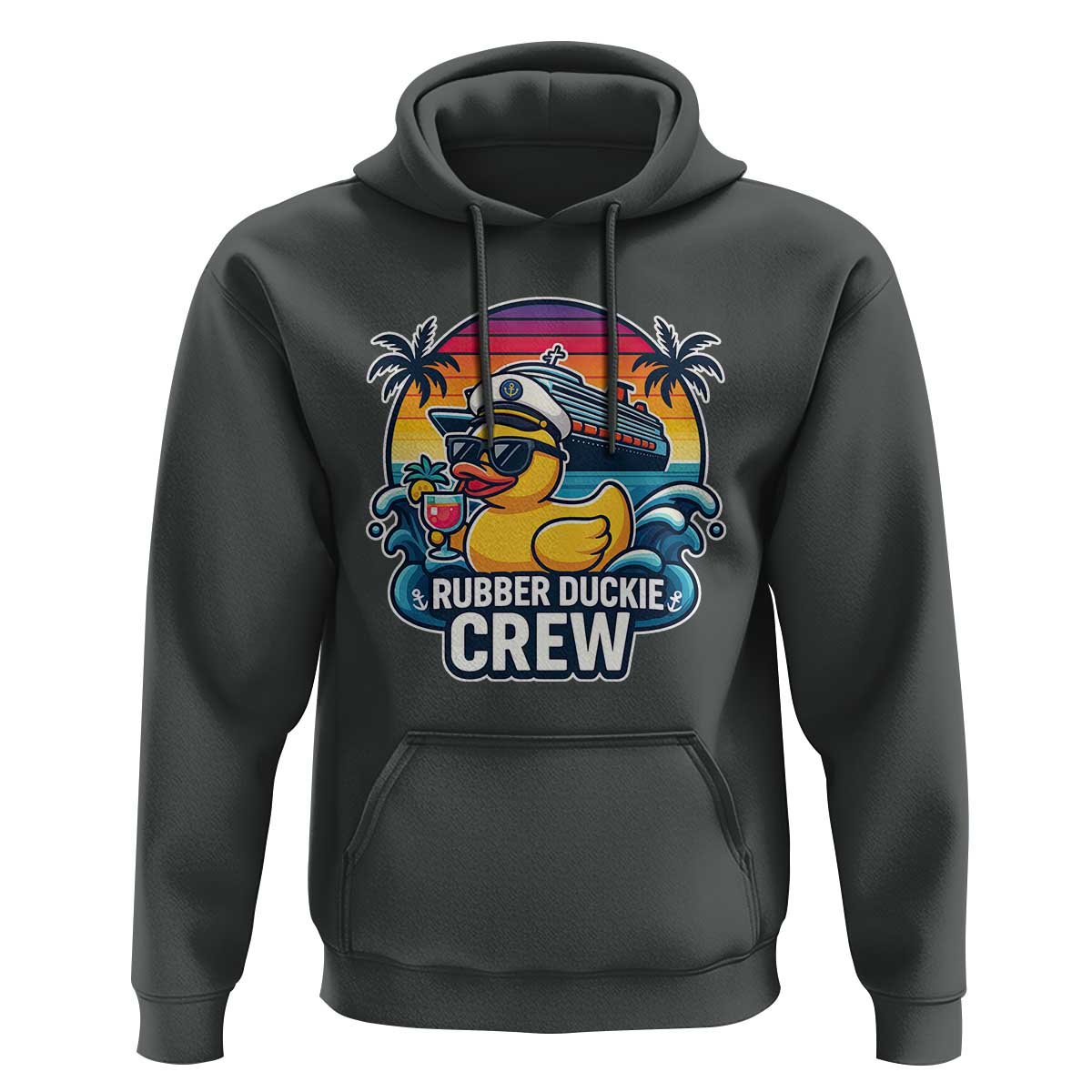 Funny Rubber Duckie Cruise Hoodie - Wonder Print Shop