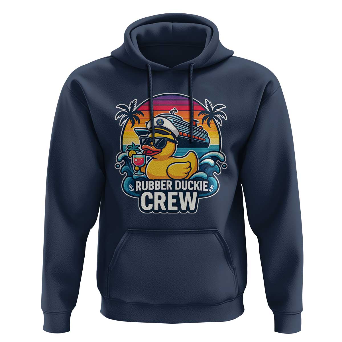 Funny Rubber Duckie Cruise Hoodie - Wonder Print Shop